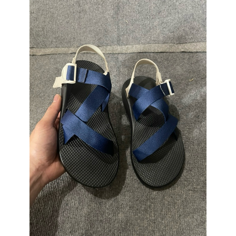 Sandal chaco Xanh lavy phối màu giầy sandal chaco nam