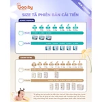 [Kèm quà] Combo 5 bịch Tã/bỉm dán (ngày và đêm) Gooby mềm mại, siêu thấm hút size NB/S/M cho bé từ 4kg - 14kg — ảnh 4