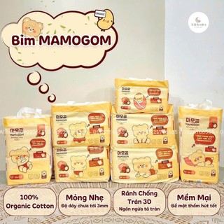 [KHÔNG QUÀ] Tã/ Bỉm MAMOGOM hữu cơ cao cấp công nghệ Hàn Quốc dán/ quần đủ size S62/M52/M48/L44/XL40/XXL38