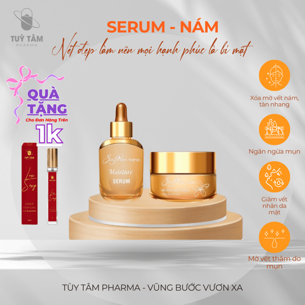 Kem Nám Tàn Nhang Tuỳ Tâm Cao Cấp Mờ Nám Tàn Nhang Đồi Mồi Dưỡng Ẩm Da, Phục Hồi Chống Lão Hóa Da
