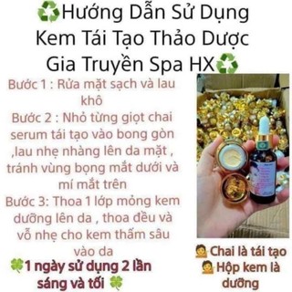 Combo Sỉ 20 Cặp Kem Face Tái Tạo Da Gia Truyền Mờ Nám Tàn Nhang