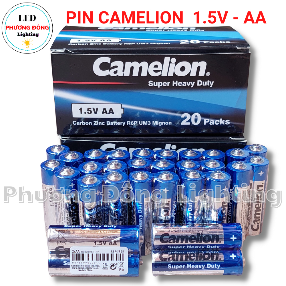 Hộp 40 viên Pin tiểu 2A - 3A 1.5V Camelion