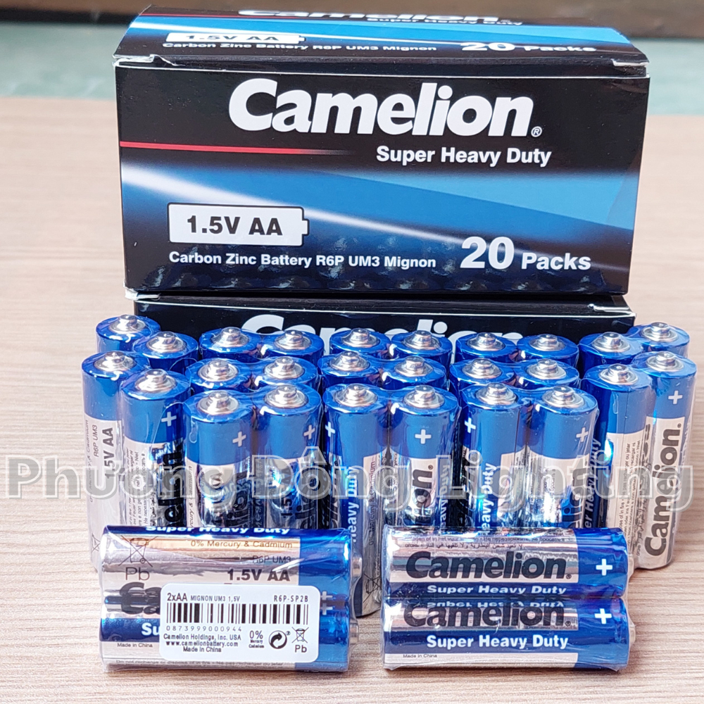 Hộp 40 viên Pin tiểu 2A - 3A 1.5V Camelion