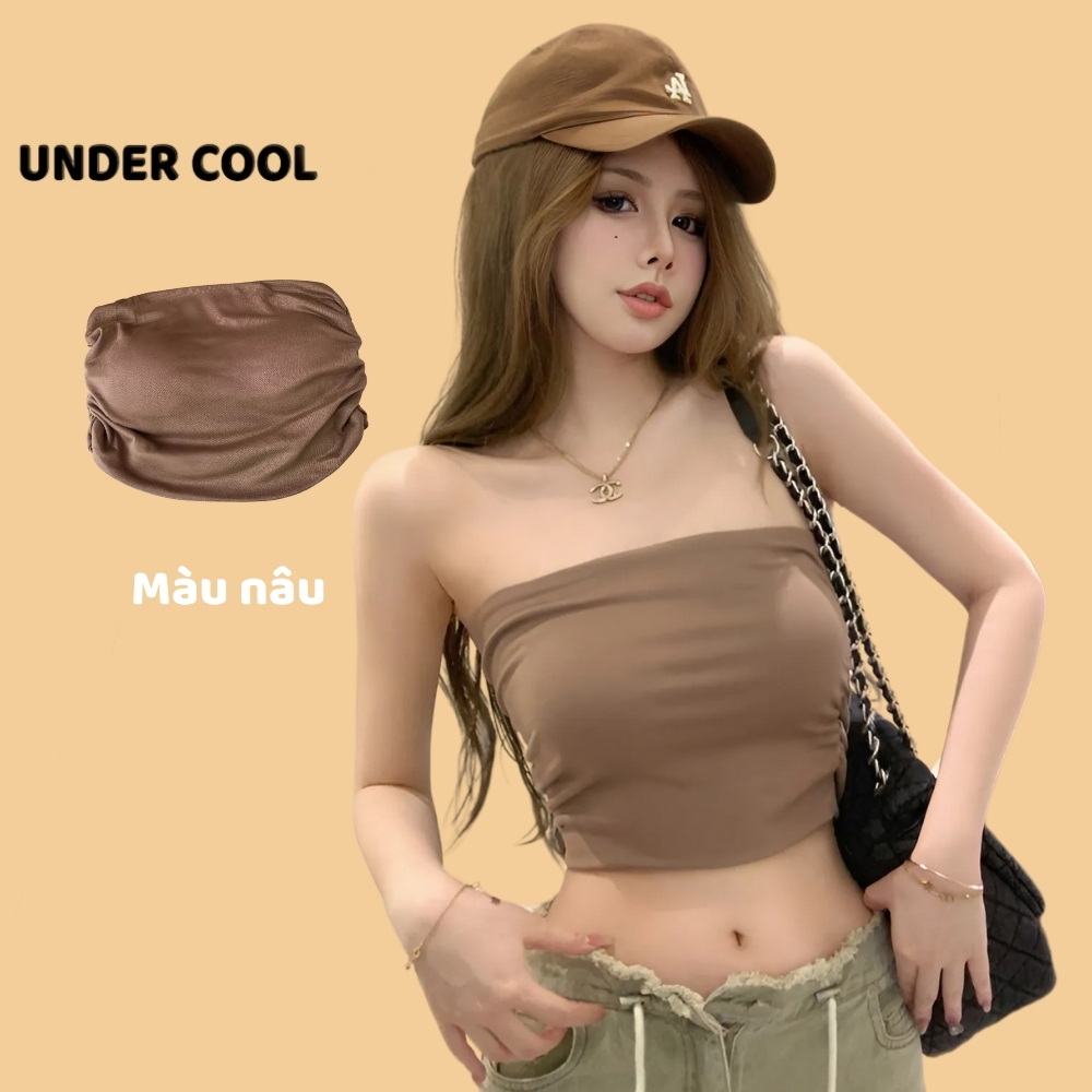 Áo Ống Quây Không Dây UNDERCOOL Thiết Kế Nhún Co Giãn Ôm Gọn Dành Cho Nàng Đi Biển Đi Nhảy Dạo Phố Đi Chơi ABL34
