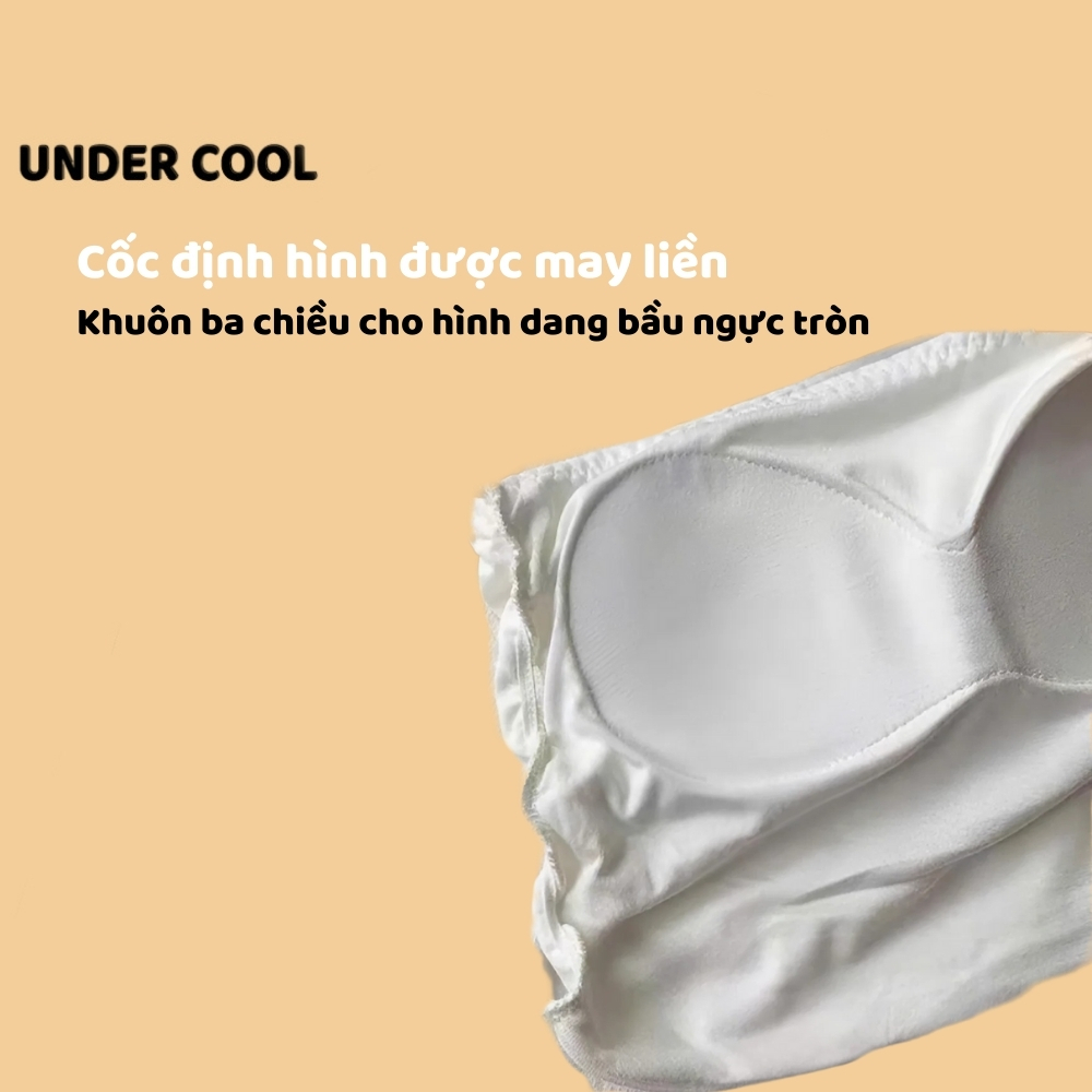 Áo Ống Quây Không Dây UNDERCOOL Thiết Kế Nhún Co Giãn Ôm Gọn Dành Cho Nàng Đi Biển Đi Nhảy Dạo Phố Đi Chơi ABL34