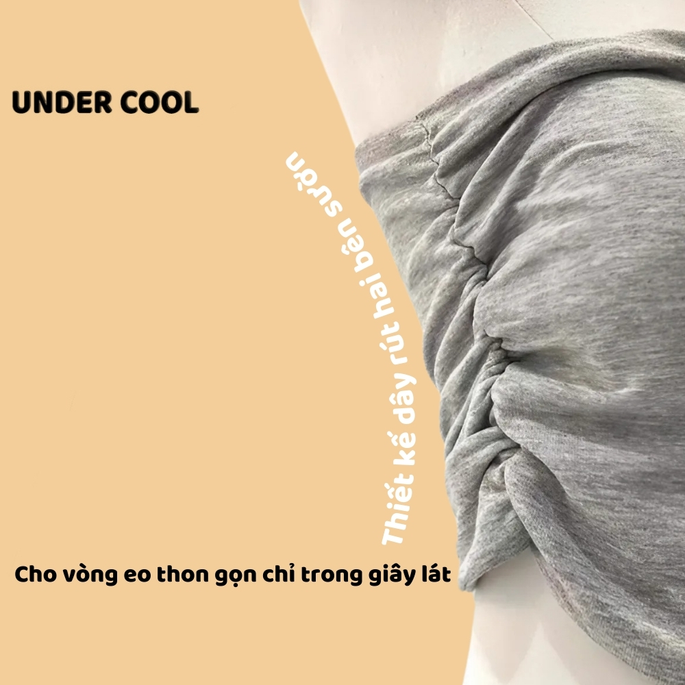 Áo Ống Quây Không Dây UNDERCOOL Thiết Kế Nhún Co Giãn Ôm Gọn Dành Cho Nàng Đi Biển Đi Nhảy Dạo Phố Đi Chơi ABL34