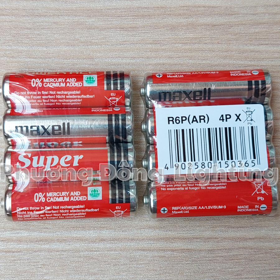 Hộp 40 viên Pin Tiểu AAA/AA MAXELL 1,5V Hàng chính hãng
