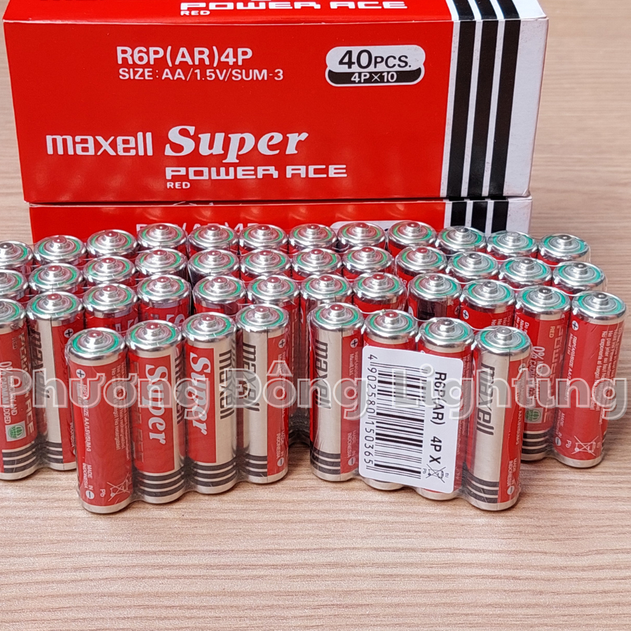 Hộp 40 viên Pin Tiểu AAA/AA MAXELL 1,5V Hàng chính hãng