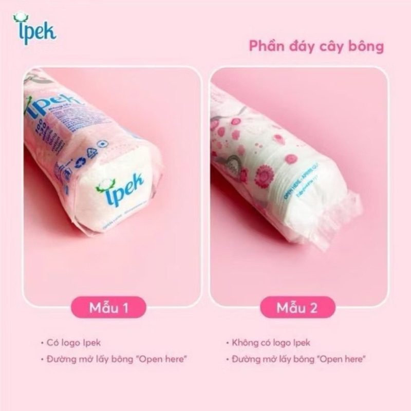 Bông Tẩy Trang Ipek Klasik Cotton Pads ( 120 + 30 Miếng )