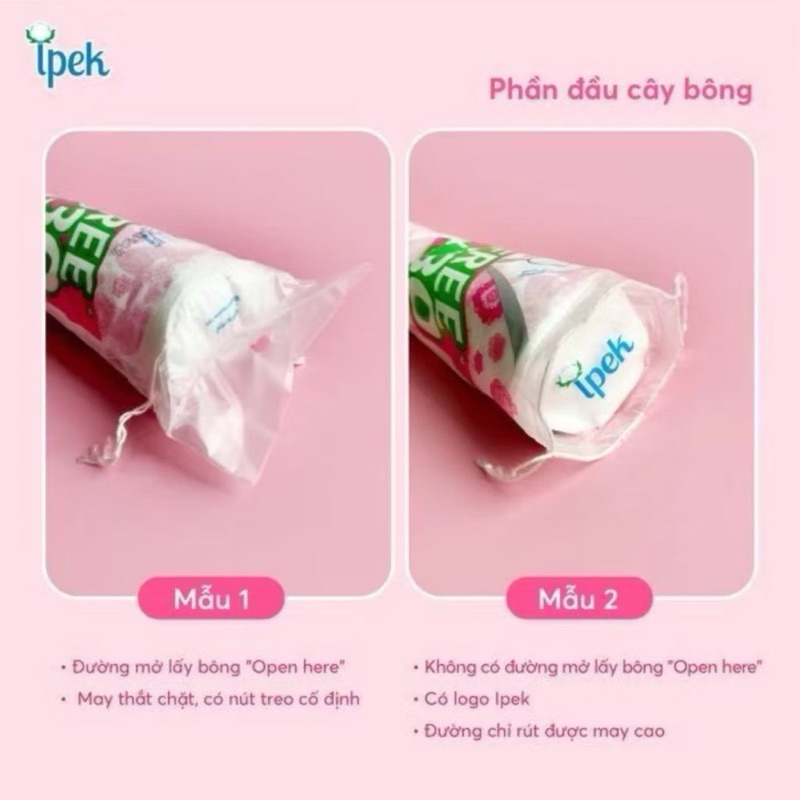 Bông Tẩy Trang Ipek Klasik Cotton Pads ( 120 + 30 Miếng )