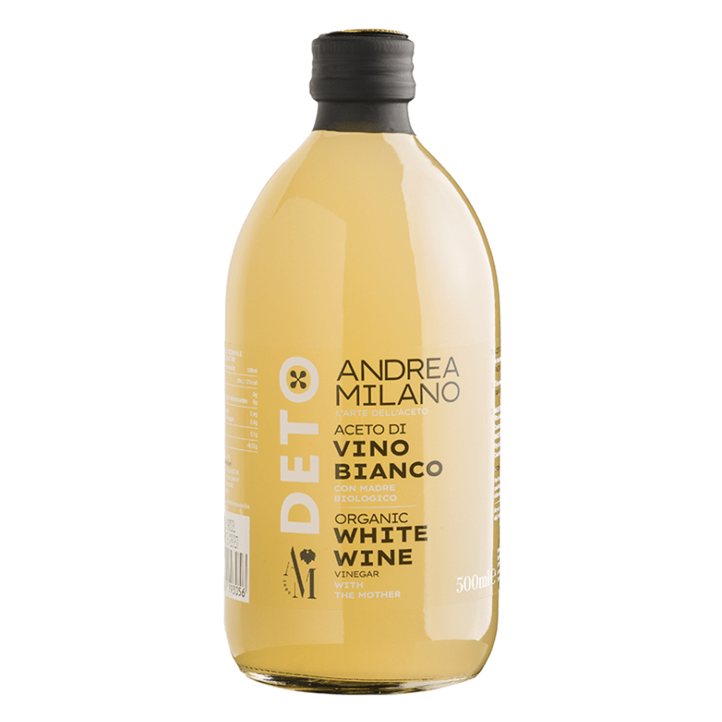 Giấm Vang Detox Hữu Cơ Có Giấm Cái Milan Organic Wine Vinegar With The Mother 500ml