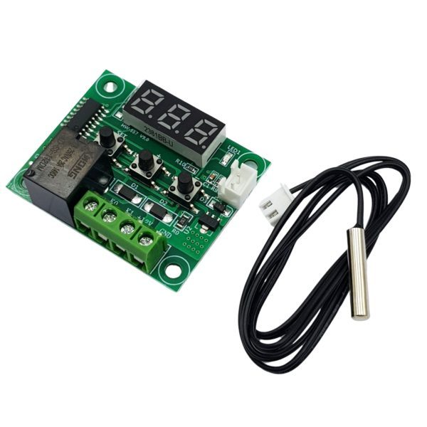 Mạch cảm biến nhiệt độ W1209 12V, chế máy ấp trứng, máy ủ sữa chua, điều khiển máy phun sương