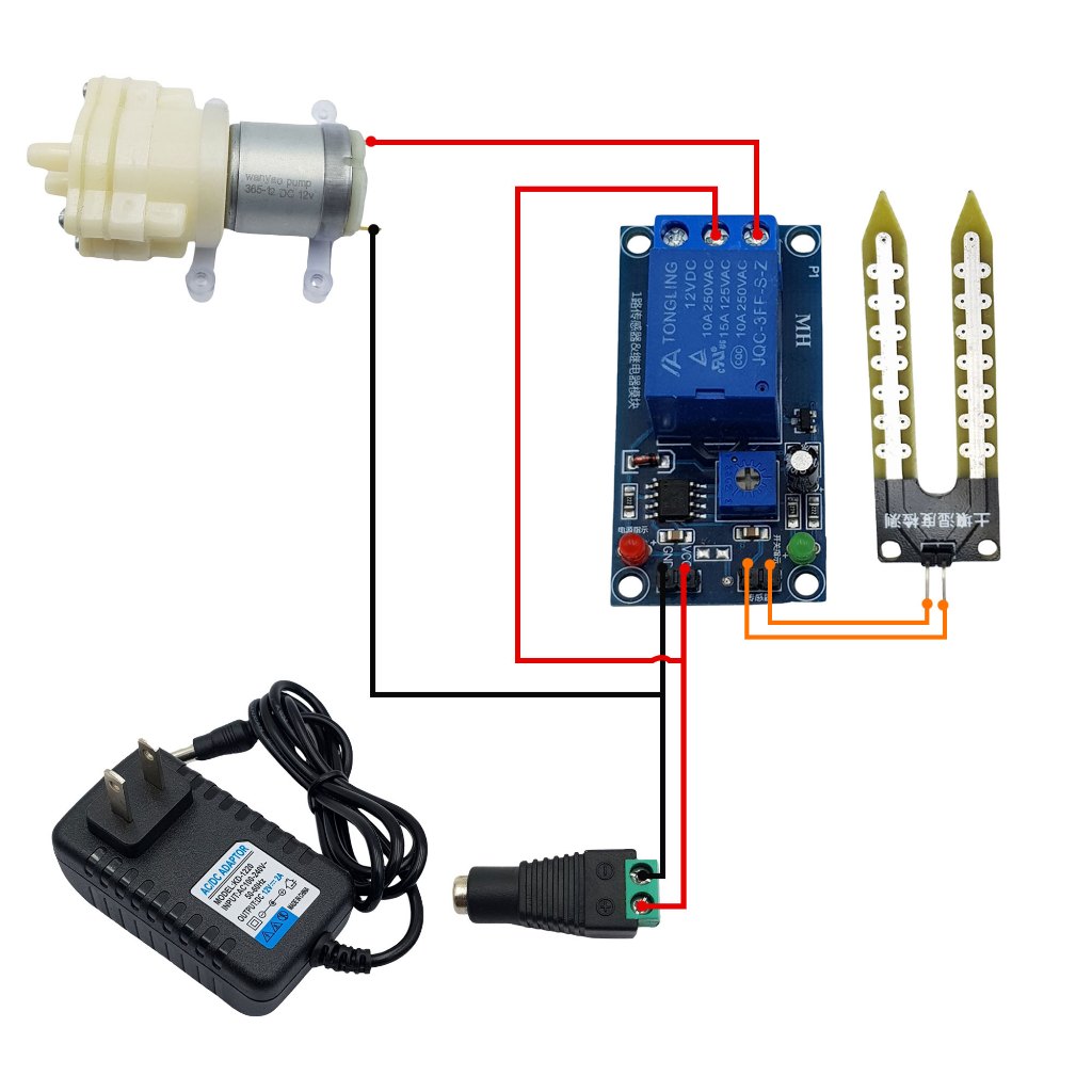 Bộ Thực Hành Đầy Đủ Mạch Cảm Biến Độ Ẩm Dành Cho Học Sinh - Sinh Viên ( Môn Công Nghệ Lớp 8 CTST)