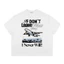 Áo Thun Local Brand VIBESTU " I Never Will " Áo Thun Boxy Form Rộng Unisex 250Gsm Cotton
