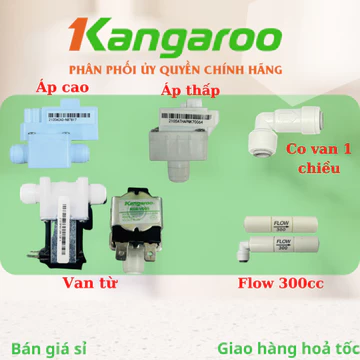Van Từ, Áp Cao, Áp Thấp, Flow Điện, Van 1 Chiều - Dùng Cho Máy Lọc Nước Chính Hãng Kangaroo - Bảo Hành 6 Tháng