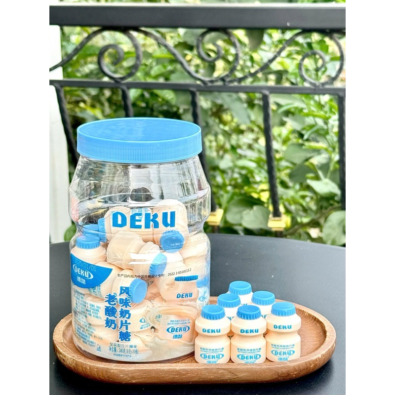 Kẹo Sữa Chua DeKu thơm ngon Hộp to 30 hũ nhỏ