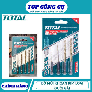 TOTAL Bộ mũi khoan kim loại đuôi gài TACSD4041 ( Total Chính hãng )