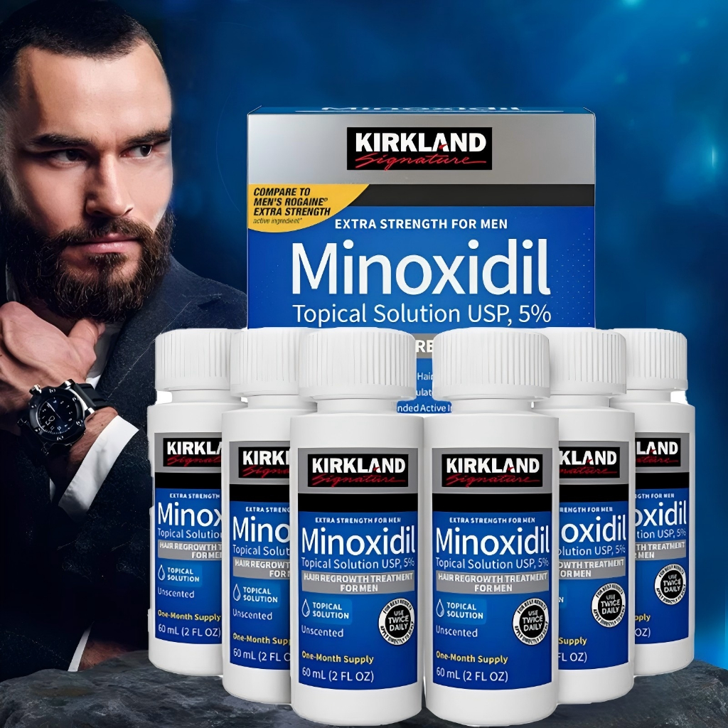 Hộp 6 lọ dạng lỏng Serum mọc râu Minoxidil 5% | Shopee Việt Nam