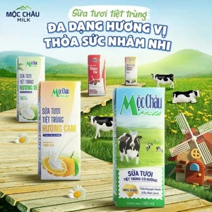 Sữa Tươi Mộc Châu Sơn La Thùng 48 hộp x 110ml