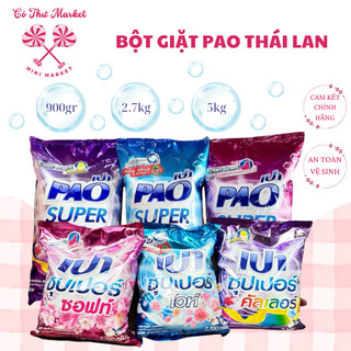 [ ĐỦ SIZE ] Bột Giặt PAO Thái Lan Làm Sạch Vết Bẩn, Mềm Vải, Hương Thơm Nhẹ Nhàng Thái Lan - CÔ THƯ MARKET