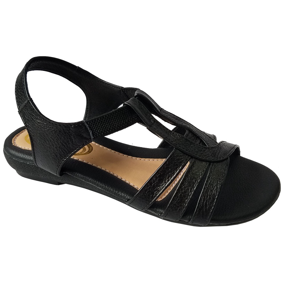 Giày Sandal Nữ Quai Ngang Da Bò Thật BIGGBEN HKD547