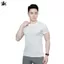 Áo thun cộc tay gân tăm co giãn 4 chiều thoáng mát nhiều màu trẻ trung Menswear