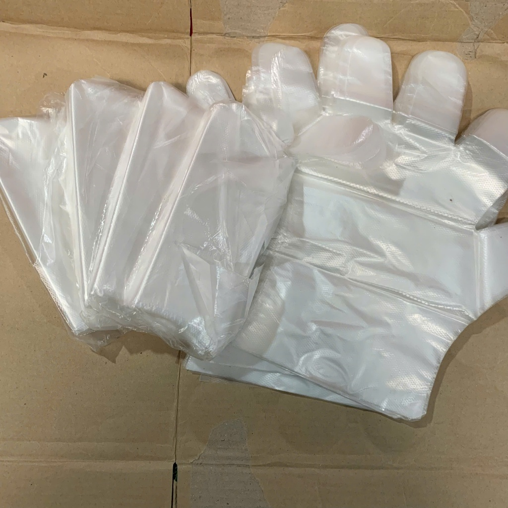 (0.5kg) Găng tay nilon  - Dùng 1 Lần  loại 1 Tiện Lợi - Găng Tay Chế Biến Đồ Ăn Sạch Sẽ