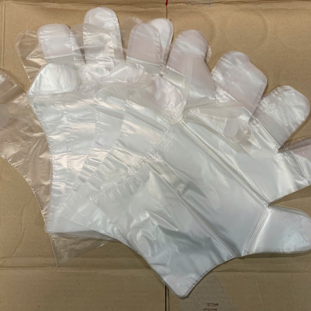 (0.5kg) Găng tay nilon  - Dùng 1 Lần  loại 1 Tiện Lợi - Găng Tay Chế Biến Đồ Ăn Sạch Sẽ
