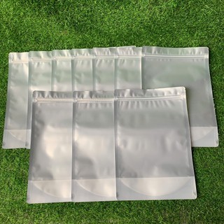(1kg/size) Túi zip đáy đứng Mặt Bạc Mặt Trong đựng trái cây sấy (hàng loại 1 - có size)