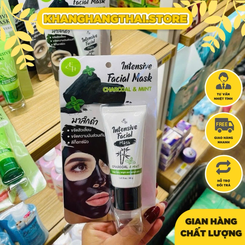 Mặt nạ than tre intensive facial mask nội địa thái lan | Shopee Việt Nam