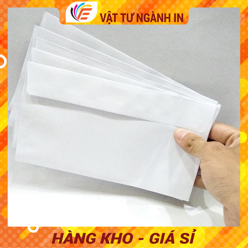 Bao Thư Phong Bì Thư Trắng Văn Phòng Phẩm - Có In Theo Yêu Cầu Đủ Cỡ -  Thiết Kế Miễn Phí