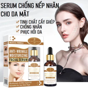 Serum Nâng Cơ Mặt Giảm Nhăn HIệu Quả, Sản Sinh Collagen Tăng Cường Đàn Hồi Da Chống Lão Hóa Và Sạm Da Do Thức Khuya Và T