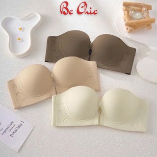 Áo lót su cài trước A 70 - Áo ngực nữ dáng quả ngang cài trước gom ngực đệm 1,5cm BC
