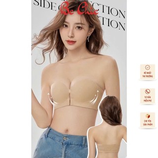 Áo lót su cài trước A 70 - Áo ngực nữ dáng quả ngang cài trước gom ngực đệm 1,5cm BC