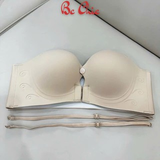 Áo lót su cài trước A 70 - Áo ngực nữ dáng quả ngang cài trước gom ngực đệm 1,5cm BC