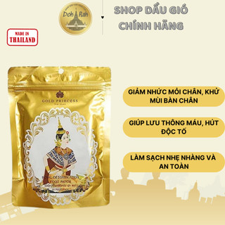 Miếng dán thải độc chân Gold Princess Thái Lan (gói 10 miếng) - SHOP DẦU DOKRAK