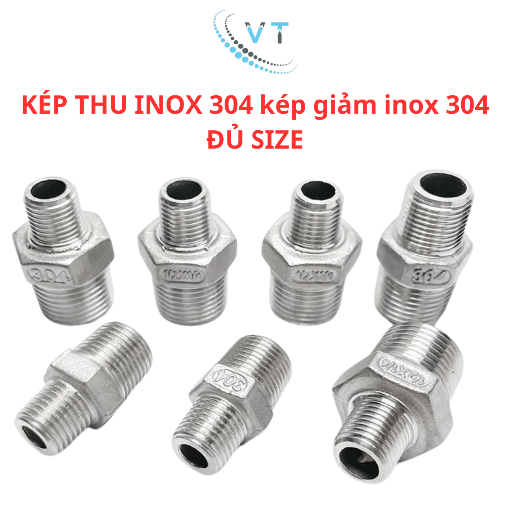 KÉP THU INOX 304 kép giảm inox 304 ĐỦ SIZE (3 cái)