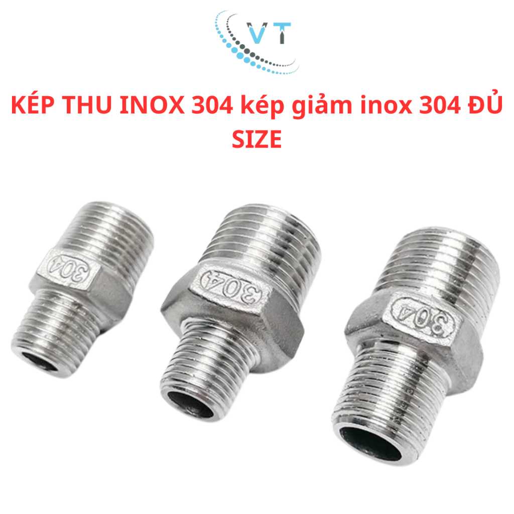 KÉP THU INOX 304 kép giảm inox 304 ĐỦ SIZE (3 cái)
