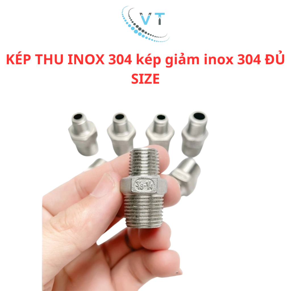 KÉP THU INOX 304 kép giảm inox 304 ĐỦ SIZE (3 cái)