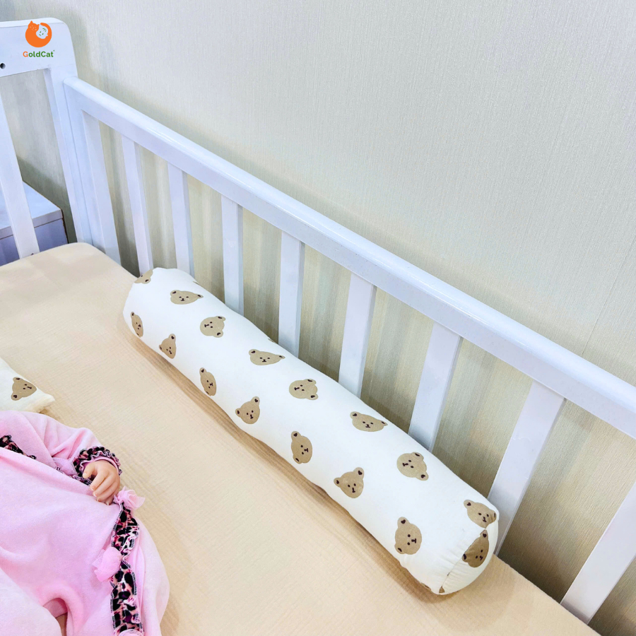 Ảnh Gối Ôm Trẻ Em GoldCat Hoạ Tiết Ngộ Nghĩnh, Chất Liệu Muslin Dùng Cho Bé Từ 0-2Tuổi 1