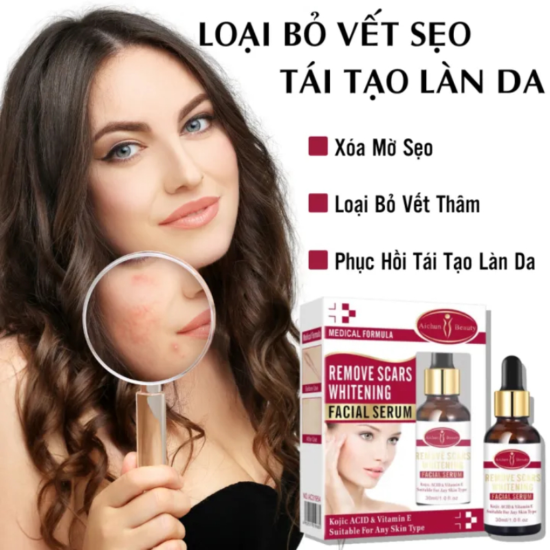 Serum Hết Sẹo Thâm Sẹo Rỗ, Sẹo Lỗ Chân Lông To, Sẹo Côn Trùng Cắn Chuyên Biệt Để ức Chế Hoặc Tăng Sinh Collagen