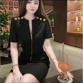 (Y5) Váy khoá cộc tay 2 lớp (có quần bảo hộ)
