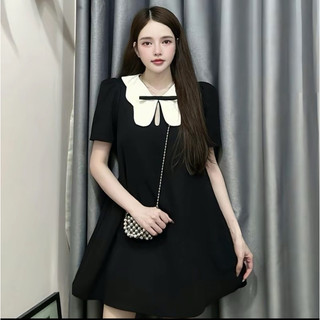 Váy tuyết mưa phối cổ be (có quần bảo hộ rời)
