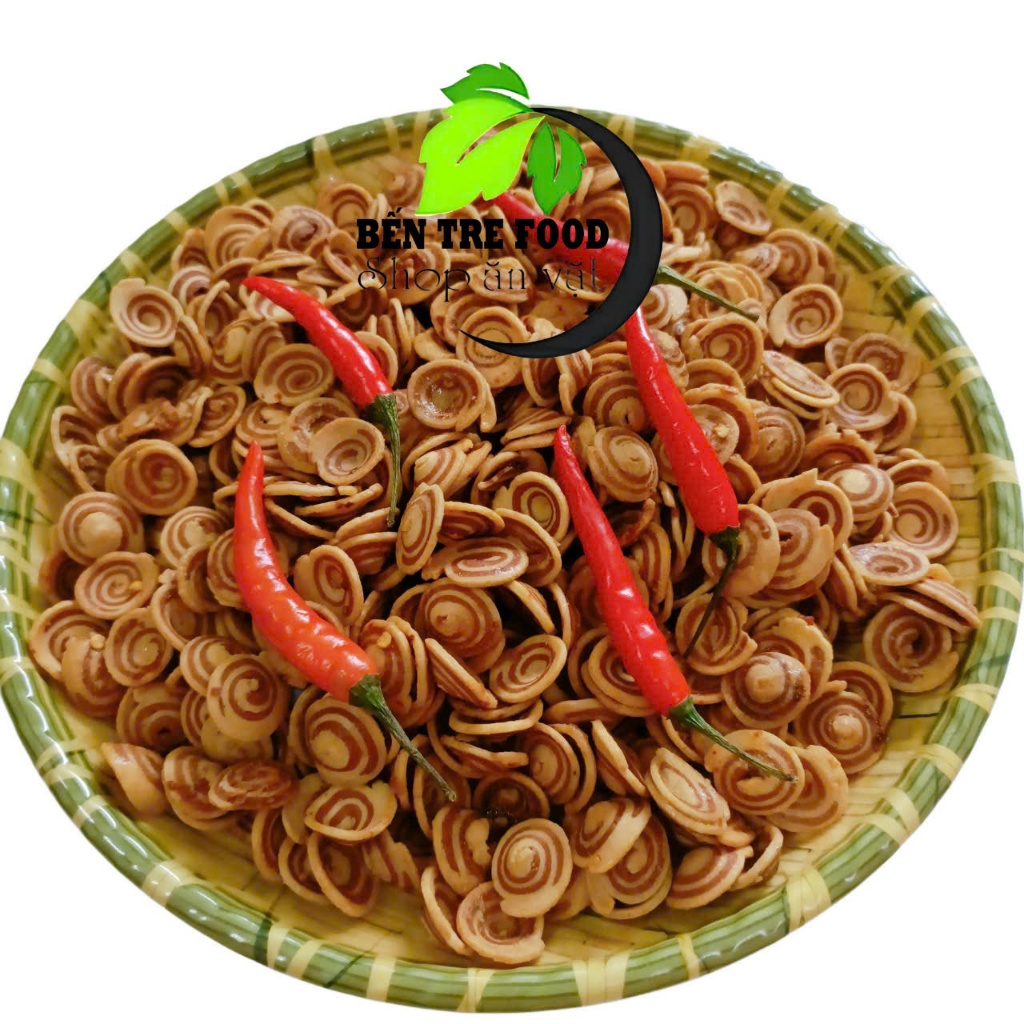 Bánh tai chuột vị cay Bến Tre béo cốt dừa cay cay ớt hủ 500gr đồ ăn vặt