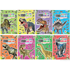 Sách - Sticker Khủng Long - Vừa Học Vừa Chơi - ndbooks