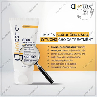 Kem chống nắng Hyaestic Skin Fushion SF64 50ml Sun And Pollution Protector SPF50 50ml_Hàng Công Ty