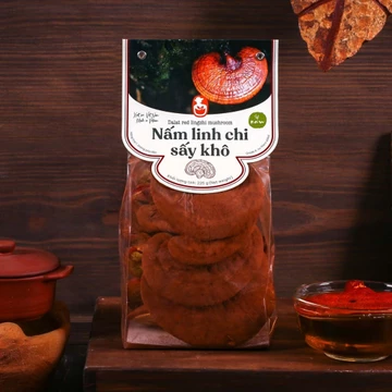 Nấm linh chi đỏ Đà Lạt đặc sản Langfarm - Thảo mộc cho sức khoẻ, thơm dịu vị thiên nhiên, hàng loại 1