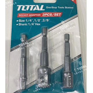 ĐỒ NGHỀ TOTAL Bộ 3 đầu chuyển vặn tuýp TAC273651