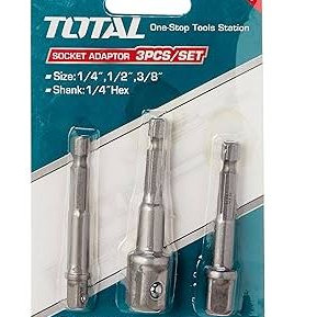 ĐỒ NGHỀ TOTAL Bộ 3 đầu chuyển vặn tuýp TAC273651
