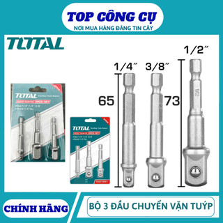 ĐỒ NGHỀ TOTAL Bộ 3 đầu chuyển vặn tuýp TAC273651